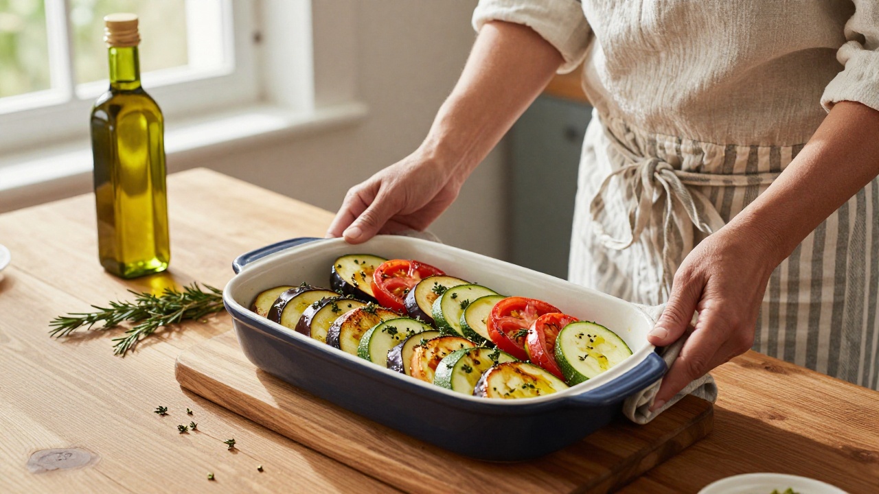 Recette tian provençal traditionnelle et plat méditerranéen savoureux