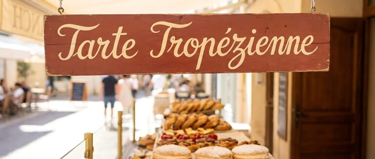 Photo d'une tarte tropézienne, une pâtisserie traditionnelle délicieuse